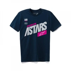 Alpinestars Billboard T-Shirt Mens Cotton Tee Navy Blue - Picture 1 of 1