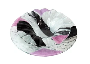 Sydenstricker Signed Fused Art Glass Abstract Bowls & Plates Set of 3 - Picture 1 of 7