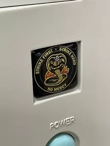 Cobra Kai Karate Kid Custom Retro 386 486 Computer Case Badge DOMED Sticker 1x1 - Bild 1 von 1
