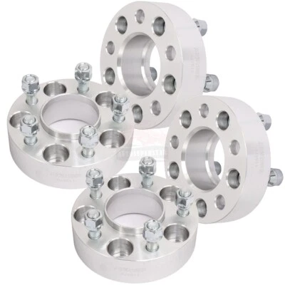 4 piezas espaciadores de rueda centrados en el cubo de 1,5" 5x114,3 para Jeep Cherokee Wrangler Foto 1 de 4