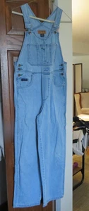 Limited Jeans Girls Size 16 Bib Overalls Blue Denim 100% Cotton - Picture 1 of 13