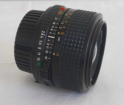 MINOLTA - OBJECTIF GRAND ANGLE MD 28MM / F 1:2,8 - POUR BOITIER X-700 - Photo 1/4