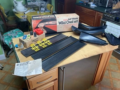 Vantage Early Mattel Fat Track Wild Ovalado Set Hot Wheel Años 70 Ninguna Piezas Funcionando Foto 1 de 4