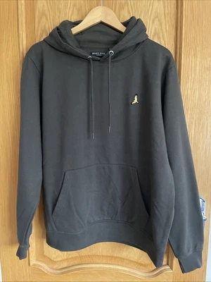 * Men’s BRAVE SOUL Pullover Hoodie Dark Green Size Large VGC * - Image 1 of 4