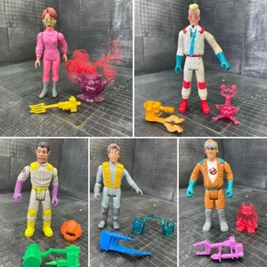 Vintage 1987 Real Ghostbusters FRIGHT FEATURES Action Figures Complete Set Lot - Picture 1 of 18