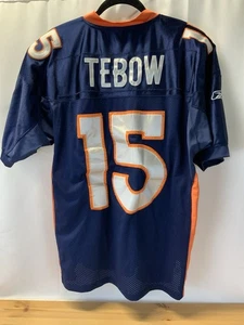 Vintage Reebok NFL On Field Denver Broncos #15 Tim Tebow Jersey Size 50 XL - Picture 1 of 3