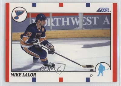1990-91 Score Mike Lalor #67 Rookie RC - Image 1 of 2