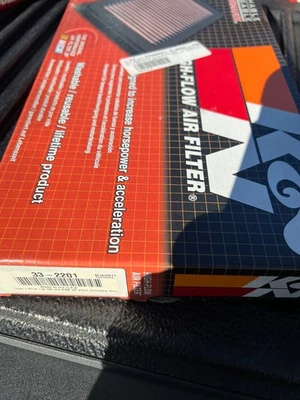 Filtro de aire K&N 33-2201 para Hyundai Elantra 2000-07 cupé 02-09 Tucson 2004-10 Foto 1 de 2