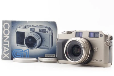 Etichetta verde [come nuova con cappuccio] Contax G1 35 mm fotocamera pellicola Biogon 28 mm f2,8 obiettivo GIAPPONE - Immagine 1 di 4