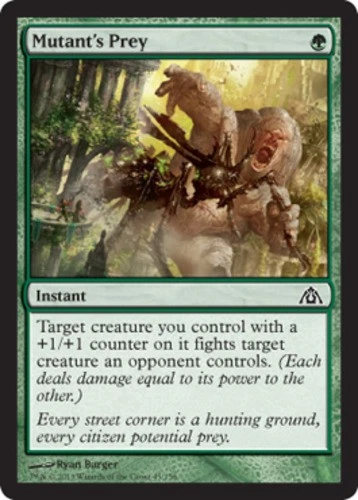 Mutant's Prey - Dragon's Maze #45/156 MTG Magic The Gathering - Image 1 of 1