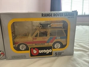 RANGE ROVER Safari Bburago 1/25 0112 Dakar Collectible Vintage Diecast Car - Picture 1 of 1