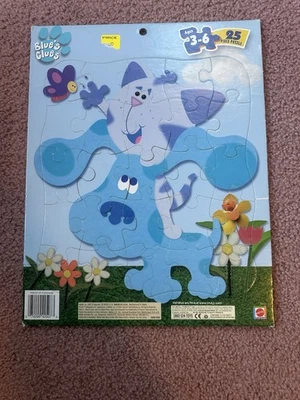 Blue's Clues & Periwinkle Outside (2001) Mattel Kids Children 25 Piece Puzzle - Image 1 of 4