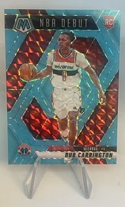 2024-25 Mosaic Bub Carrington #259 Blue Fluorescent Mosaic /75 - Picture 1 of 2