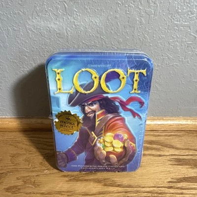 LOOT The Plundering Pirate Card Game Mensa Select Metal Box 2017 Sealed - Image 1 of 2