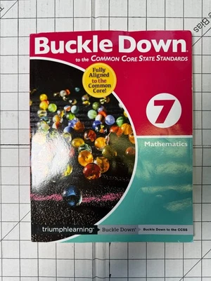 Buckle Down Common Core State Standards Math Grade 7 Student Workbook Ships Fast - Image 1 of 4
