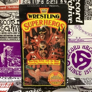 WWF Coliseum Home Video Wrestling Superheros (VHS, 1992) LOD PIPER MACHO - Picture 1 of 7