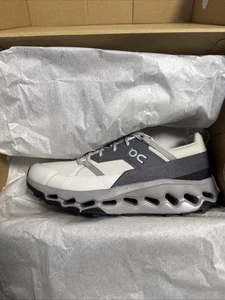 Size UK 8 - On Running Cloudhorizon Waterproof Black Grey White Blue - BARGAIN! - Picture 1 of 24