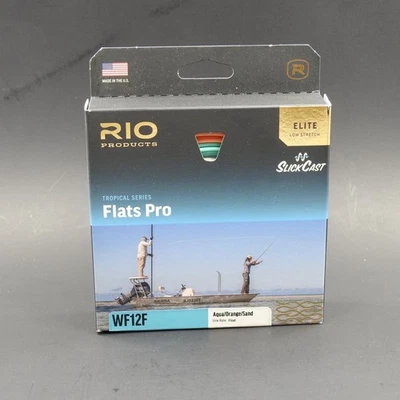 Rio Flats Pro Elite WF-12-F Fly Line. Aqua/Naranja/Arena. (Q). Foto 1 de 4