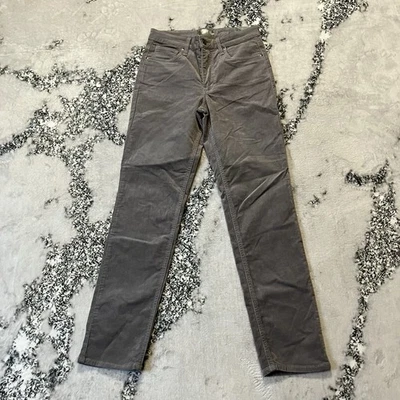 Pantalones de pana Kut From the Kloth para mujer talla 0 gris Rachael tiro alto Foto 1 de 4