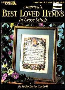 America's Best Loved Hymns in Cross Stitch Pattern Leaflet Leisure Arts 2744 - Bild 1 von 4