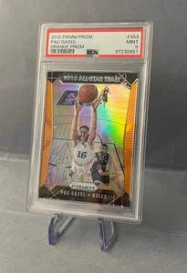 Pau Gasol Panini Orange Prizm 2015 #353 PSA 9 numerada a 65 - Imagen 1 de 2