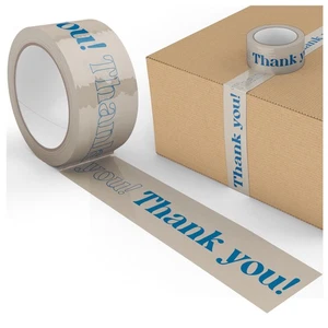 Thank You! Designer Decorative Packing Tape for Small Business Cute and Color... - Picture 1 of 8