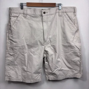 Carhart Mens Original Fit Khaki Cargo Shorts 42 Gorpcore Outdoor Casual Everyday - Picture 1 of 12