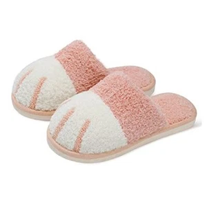 Memory Foam Womens Slippers for Men Comfortable Cute 9-10 Women/6-7 Men Pink - Picture 1 of 8
