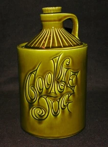 VINTAGE McCoy Kanne Avocado grün Keksdose groß sehr gepflegt Made in USA 70er - Bild 1 von 6