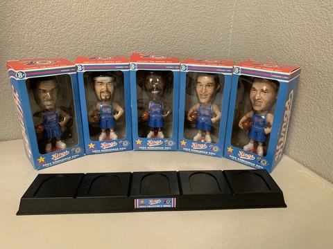 2005 Sacramento Kings Bobblehead Webber, Miller, Barnes, Ostertag, & Songaila Cover