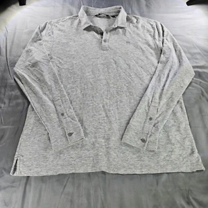 Travis Mathew Polo Mens Extra Large Grey Wool Blend Base Layer Golf Fireside - Picture 1 of 12