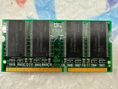INFINEON LAPTOP MEMORY (HYB39S128160CT-7.5) 128 MB, SDR SODIMM, E - Image 1 of 2