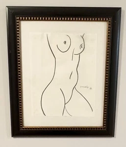 Henri MATISSE Offset Lithograph NUDE 1948 Signed Framed "NU DEBOUT" - Picture 1 of 7