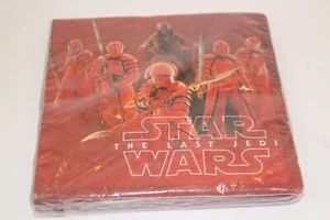 Star Wars Episode 8 Lunch Box Napkins 16 Count Red Party Supplies New Fast Ship - Picture 1 of 7