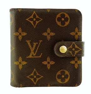 Original LOUIS VUITTON LV Monogram Leder Zippy Clutch Geldbörse *defekter Reißverschluss* - Bild 1 von 10
