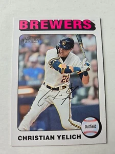 2024 Topps Heritage White Border #369 Christian Yelich - Bild 1 von 2