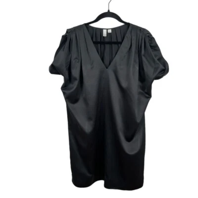 Vestido negro pequeño Go International para mujer XL 100 % poliéster manga corta Foto 1 de 4