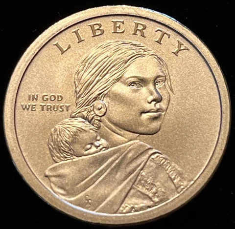 Sacagawea / Sequoyah Dollar 2017S 225th Anniversary Enhanced Uncirculated Coin Cover