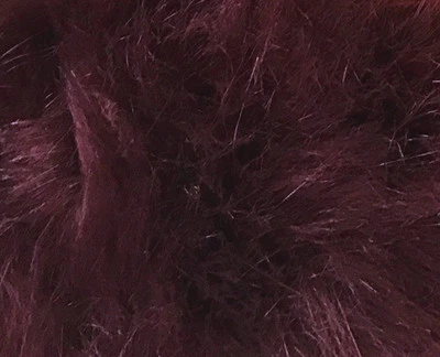 Webpelz kuschelig Langhaar Kunstfell Stoff Teppich Decke Farbe NB4645 Rot Braun - Bild 1 von 2