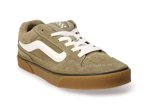 VANS-Nuevo-Para hombres Gamuza Goma Oliva Caldrone Acolchado Zapatos de Skate VN000CSPOLV-Talla 11 - Imagen 1 de 7