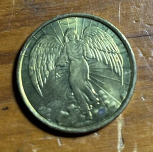 Vintage Metall Medaille Metall - Bild 1 von 2