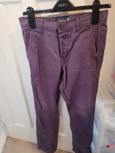 Mens Purple Chinos in Men's Trousers 