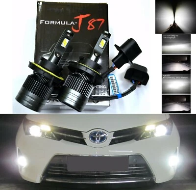 LED Kit G8 100W 9008 H13 6000K White Two Bulbs Head Light Plug Play Upgrade Lamp - Image 1 of 4