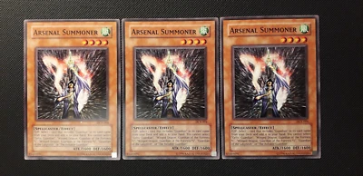 Yu-Gi-Oh! 3x Arsenal Summoner, DCR-004, Common, 2. Edition, Englisch, Near Mint - Bild 1 von 4