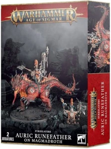 Warhammer AoS Fyreslayers Auric Runefather on Magmadroth NEW in BOX - Picture 1 of 1