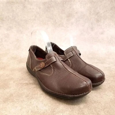 Женские мокасины Croft & Barrow размер 8 коричневые кожаные без застежек на плоской подошве - Изображение 1 из 4