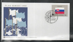 NEU 13 ) UNO UN New York 1998 FDC - Flags of the United Nations: Slovakia - Picture 1 of 1