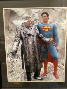 Gene Hackman signiert 16x20 gerahmtes Foto von Superman Steiner authentisch selten - Bild 1 von 3
