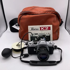 Pentax K2 35mm SLR Film Camera With SMC Pentax-M 50mm f/1.4 Lens - Picture 1 of 24
