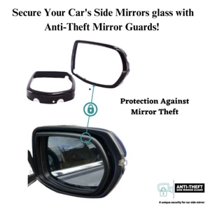 Anti-Theft Side View Mirror Guards fit Honda CR-V SUV 2007-2022 / HR-V 2016-2022 - Picture 1 of 7